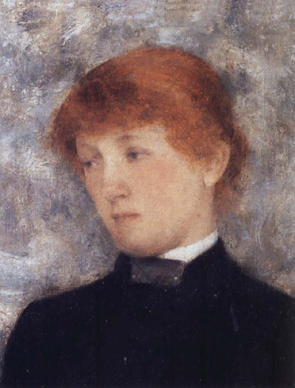 Fernand Khnopff Portrait of A Woman oil painting image